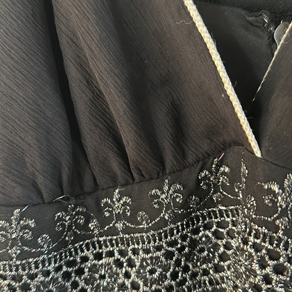 Julie Brown Empire Waist Dress with silver sparkle detail - Picture 7 of 9